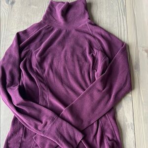 Women's Purple Turtleneck Sweater